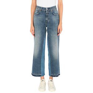 CLOSED Glow Cropped Denim High Waisted Patchwork Jeans 25